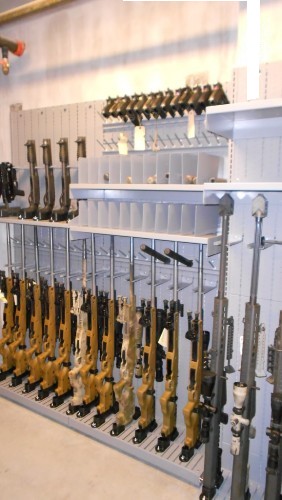Combat Weapon Shelving Armory