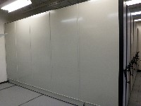High Density Weapon Shelving Systems, Combat Weapon Shelving on mobile carriages