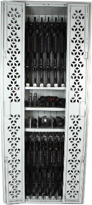 NSN Rifle Rack, NSN Weapon Storage Rack, M4 Weapon Rack configured for 24 M4s and 24 M9s
