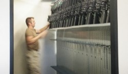 Mobile Shelving Weapon Rack Systems